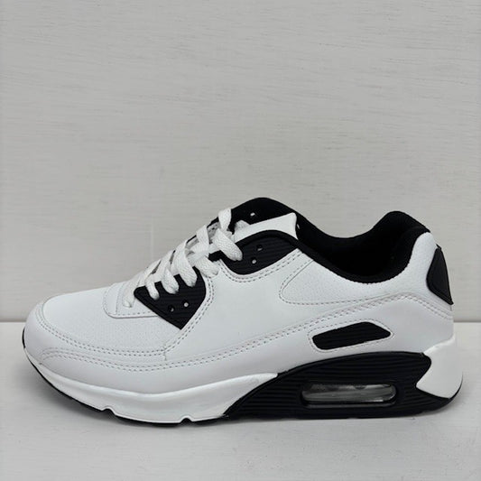 Air sneakers wit zwart (verkrijgbaar van maat 40 t/m maat 45)
