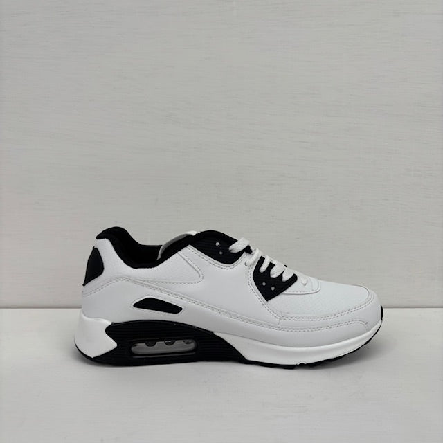 Air sneakers wit zwart (verkrijgbaar van maat 40 t/m maat 45)