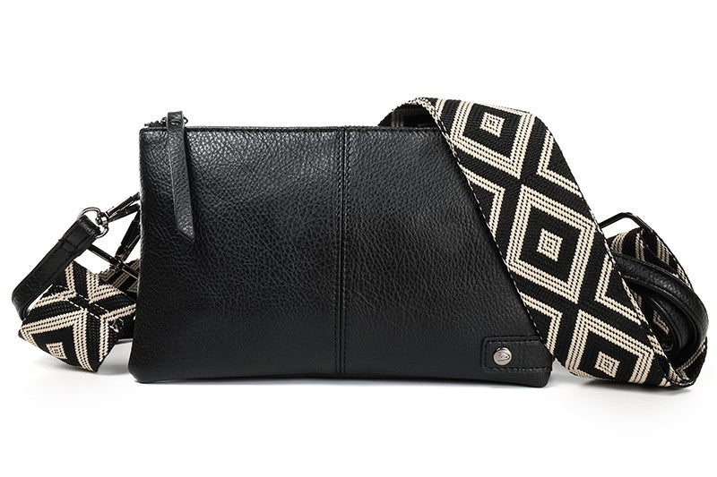 Black Castel schoudertasje / crossbody