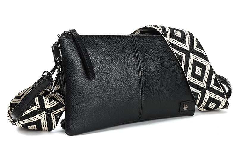 Black Castel schoudertasje / crossbody