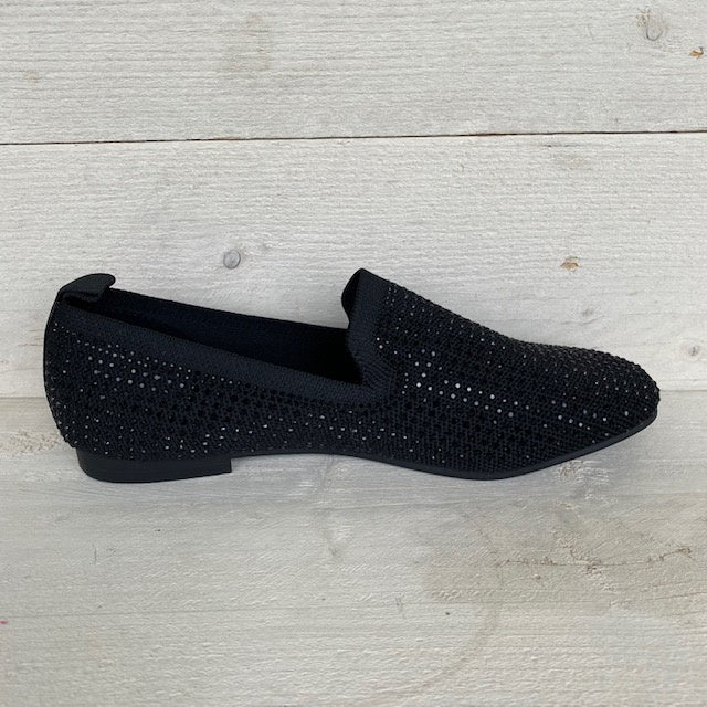 Gave loafers van La Strada 2021004 black-stones