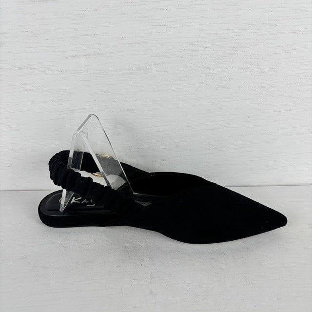 Slingbacks met elastiek zwart
