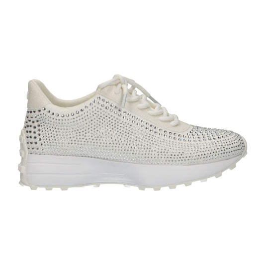 La Strada witte sneakers met steentjes 2201179
