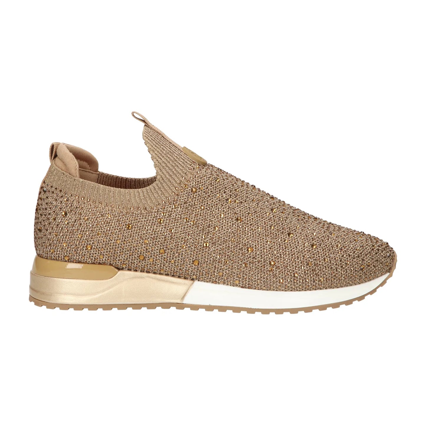 La Strada sneakers gold silver knitted stones 2203583