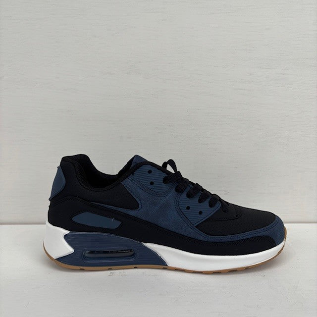 Air sneakers blauw zwart (verkrijgbaar van maat 40 t/m maat 45)