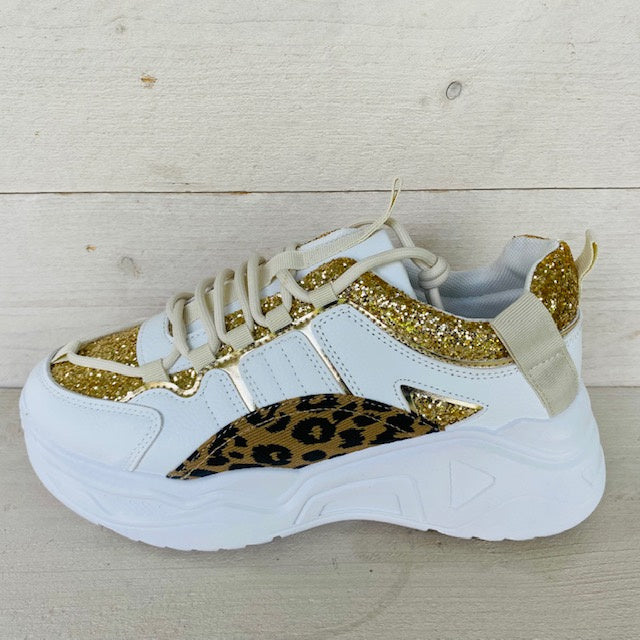 Super gave sneakers leopard