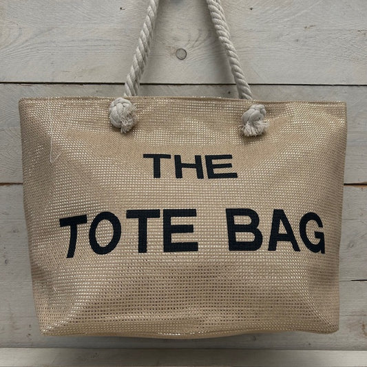 The tote bag strandtas goud