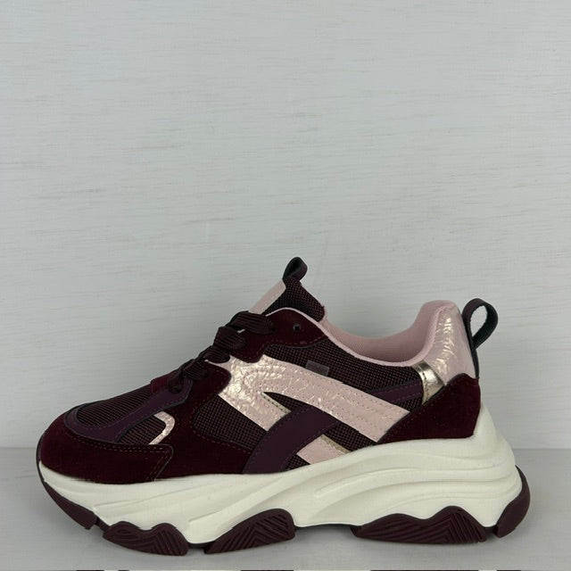 Posh by Poelman gigi sneakers bordeaux with combination