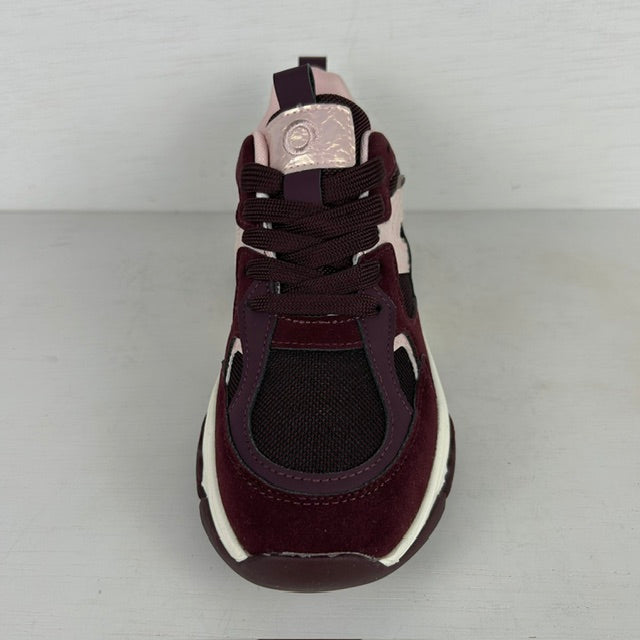 Posh by Poelman gigi sneakers bordeaux with combination