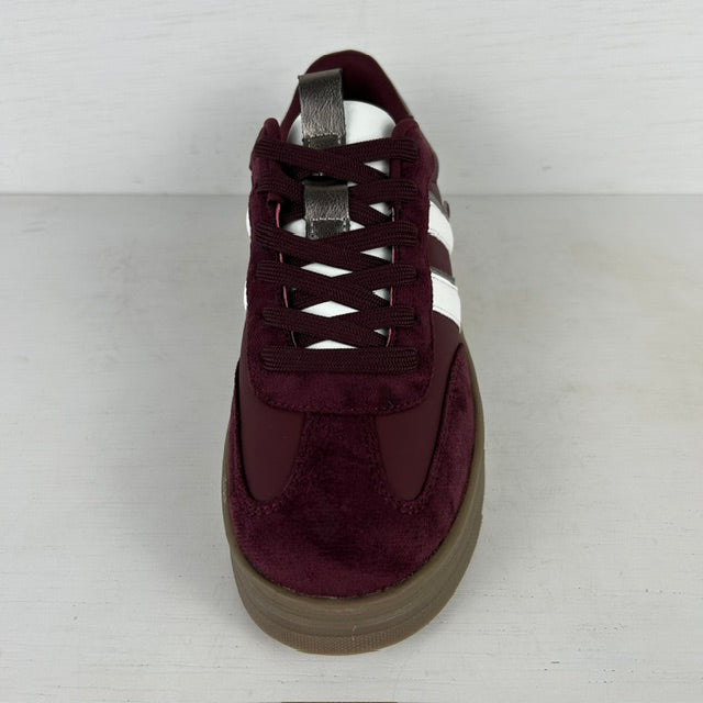 Posh by Poelman retro sneakers dark red