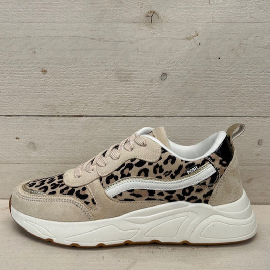 Posh by Poelman sneakers brown animalprint