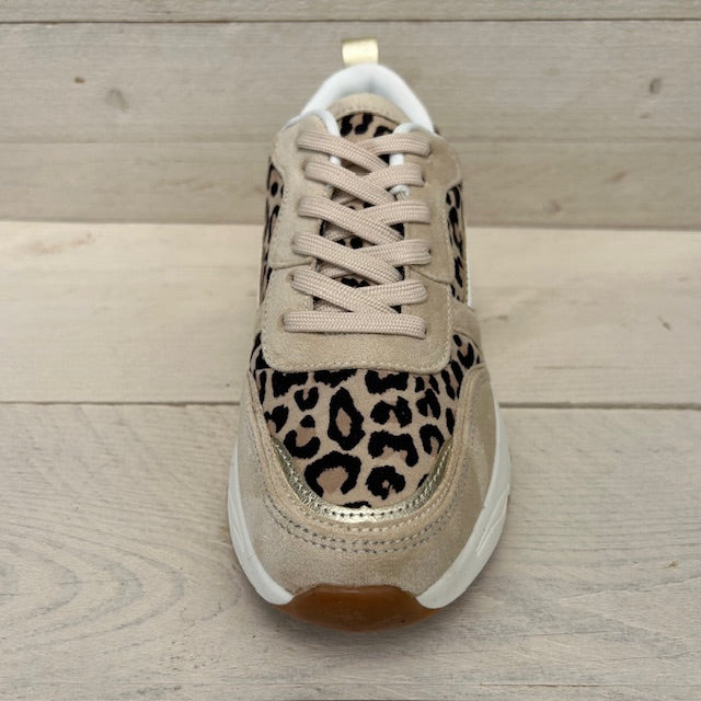 Posh by Poelman sneakers brown animalprint