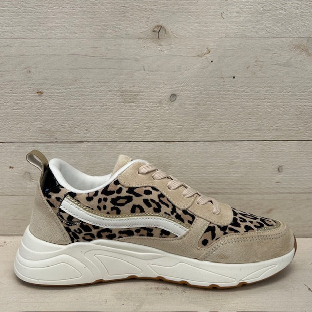 Posh by Poelman sneakers brown animalprint