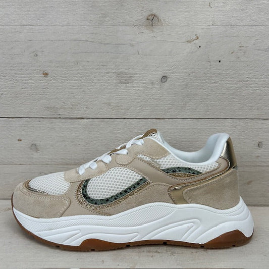 Posh by Poelman sneakers beige combination