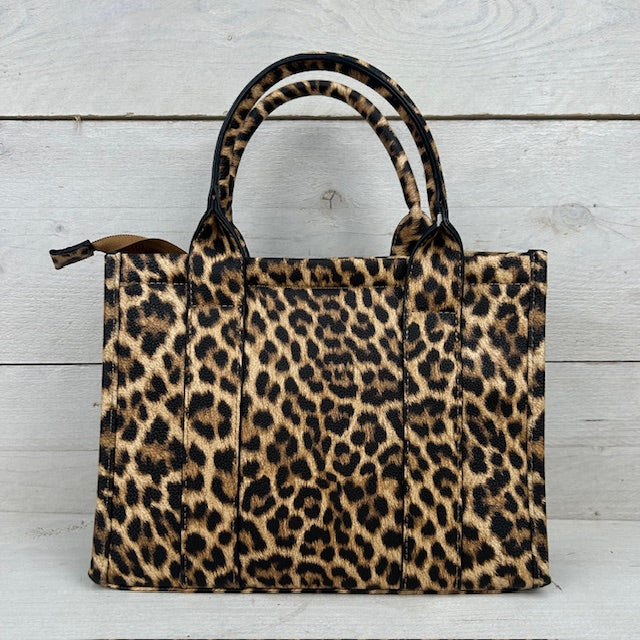 The tote bag klein panter bruin