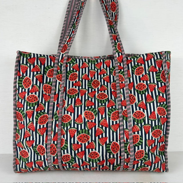 Zomerse shopper watermeloen