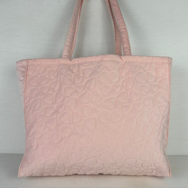 Padded love shopper roze