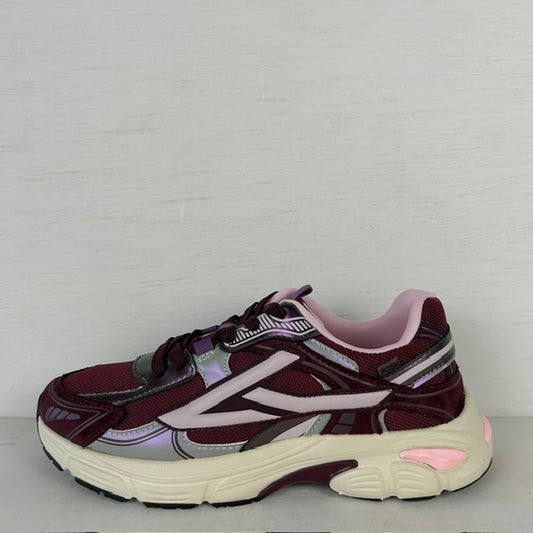 Posh by Poelman trendy sneakers bordeaux with combination