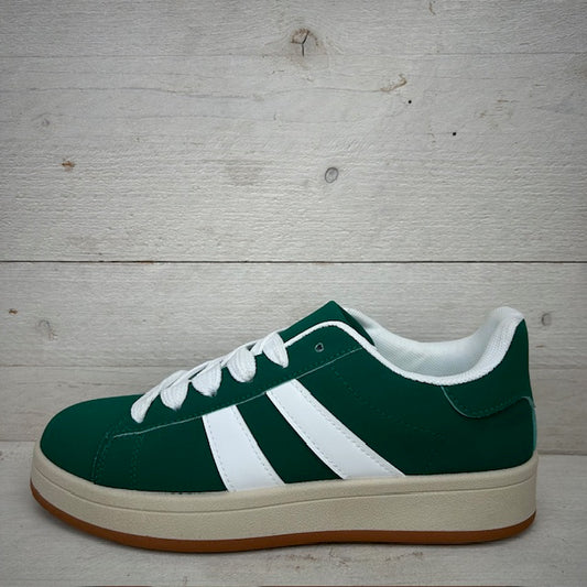 Leuke retro sneakers groen