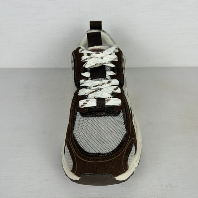 Posh by Poelman trendy sneakers brown with combination