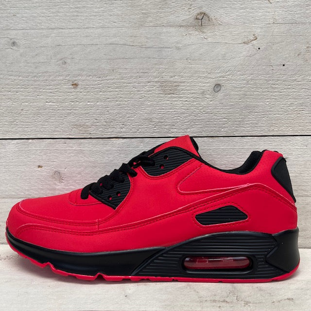 Air sneakers rood zwart (verkrijgbaar van maat 40 t/m maat 45)