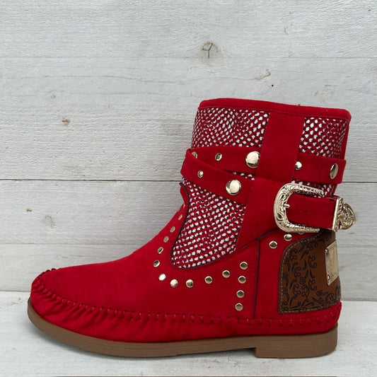 Super leuke ibiza laarsjes rood