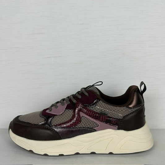Posh by Poelman kiki sneakers bordeaux with combination