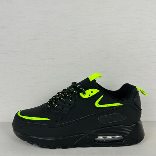 Gave air sneakers zwart groen
