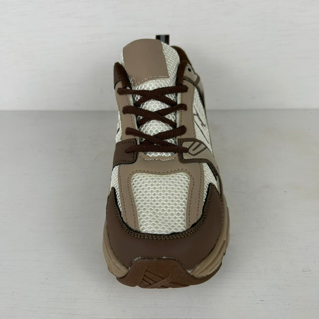 Sportieve sneakers met trendy design khaki