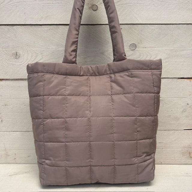 Padded shopper khaki