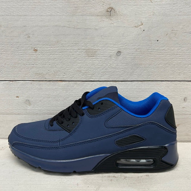 Air sneakers navy blauw (verkrijgbaar van maat 40 t/m maat 45)