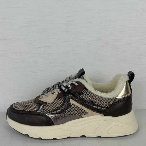 Posh by Poelman kiki sneakers bruin