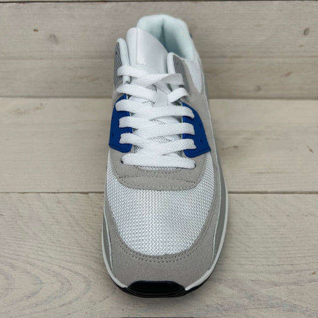 Air sneakers wit donkerblauw (verkrijgbaar van maat 40 t/m maat 45)