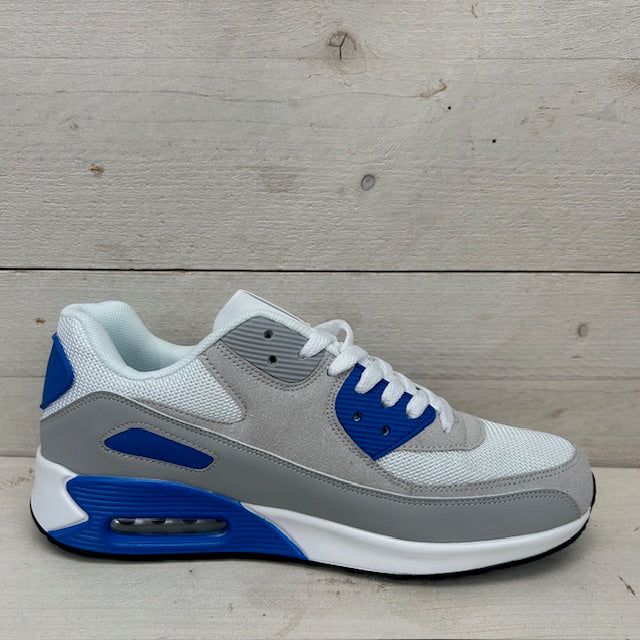 Air sneakers wit donkerblauw (verkrijgbaar van maat 40 t/m maat 45)