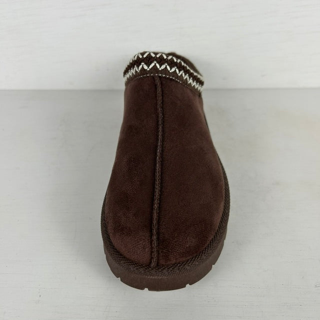Instap uggies met leuk stiksel bruin