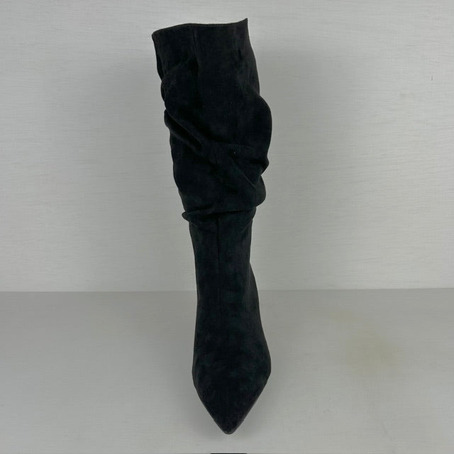 Trendy cowboylaarzen met naaldhakje zwart