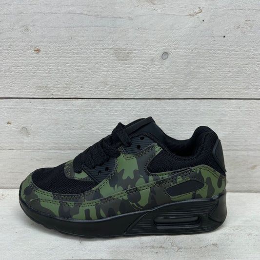 Kids air sneakers camouflage