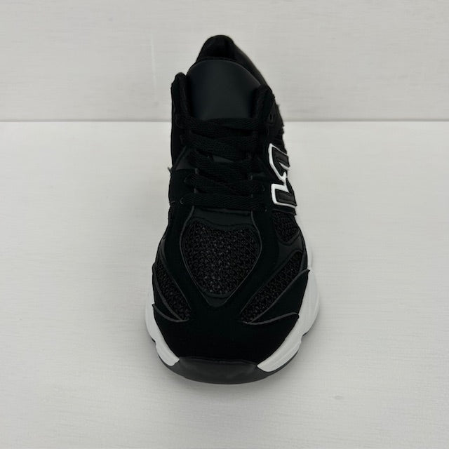 Sneakers met chunky zool zwart