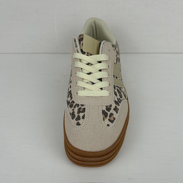 Retro sneakers met leuk design panter