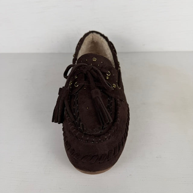 Posh by Poelman loafers met franjes bruin
