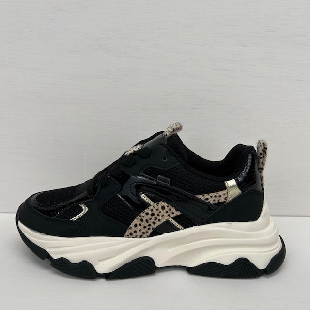 Posh by Poelman gigi sneakers black with combination