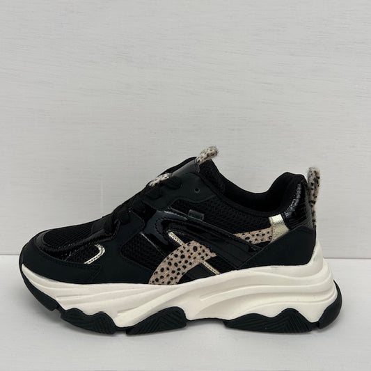 Posh by Poelman gigi sneakers black with combination