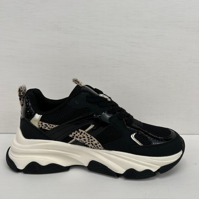Posh by Poelman gigi sneakers black with combination
