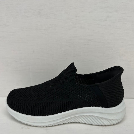 Leuke instapsneakers zwart