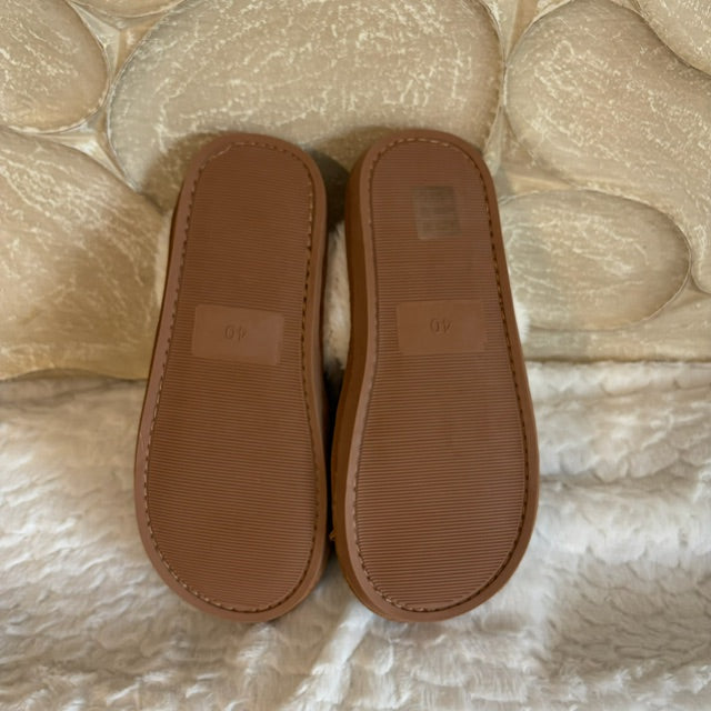 Cozy pantoffels dark camel