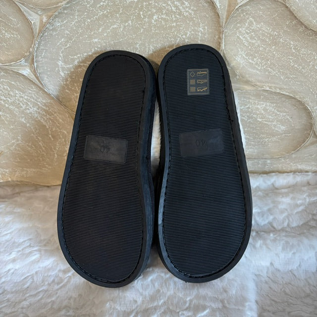 Cozy pantoffels zwart