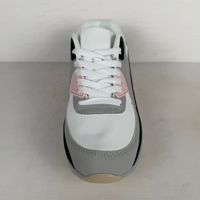 Leuke air sneakers roze grijs