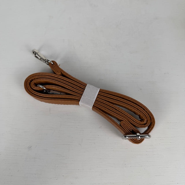 Padded schoudertasje met teddy randje camel