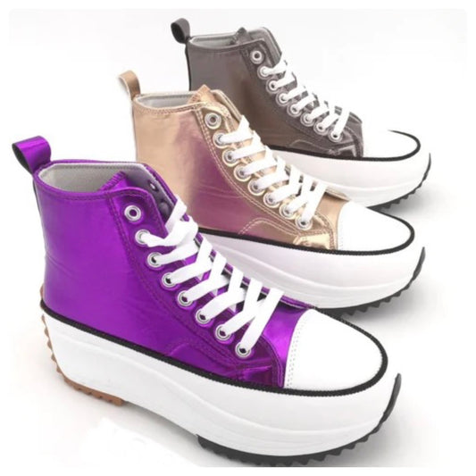 Inspired sneakers purple