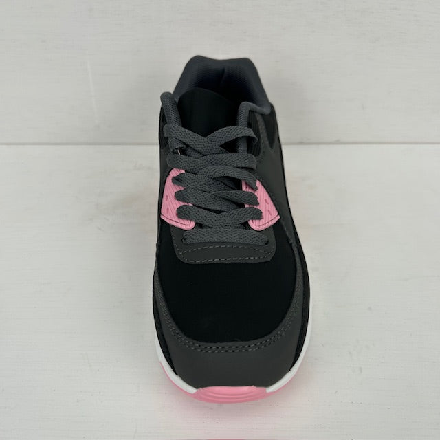 Air sneakers zwart grijs roze